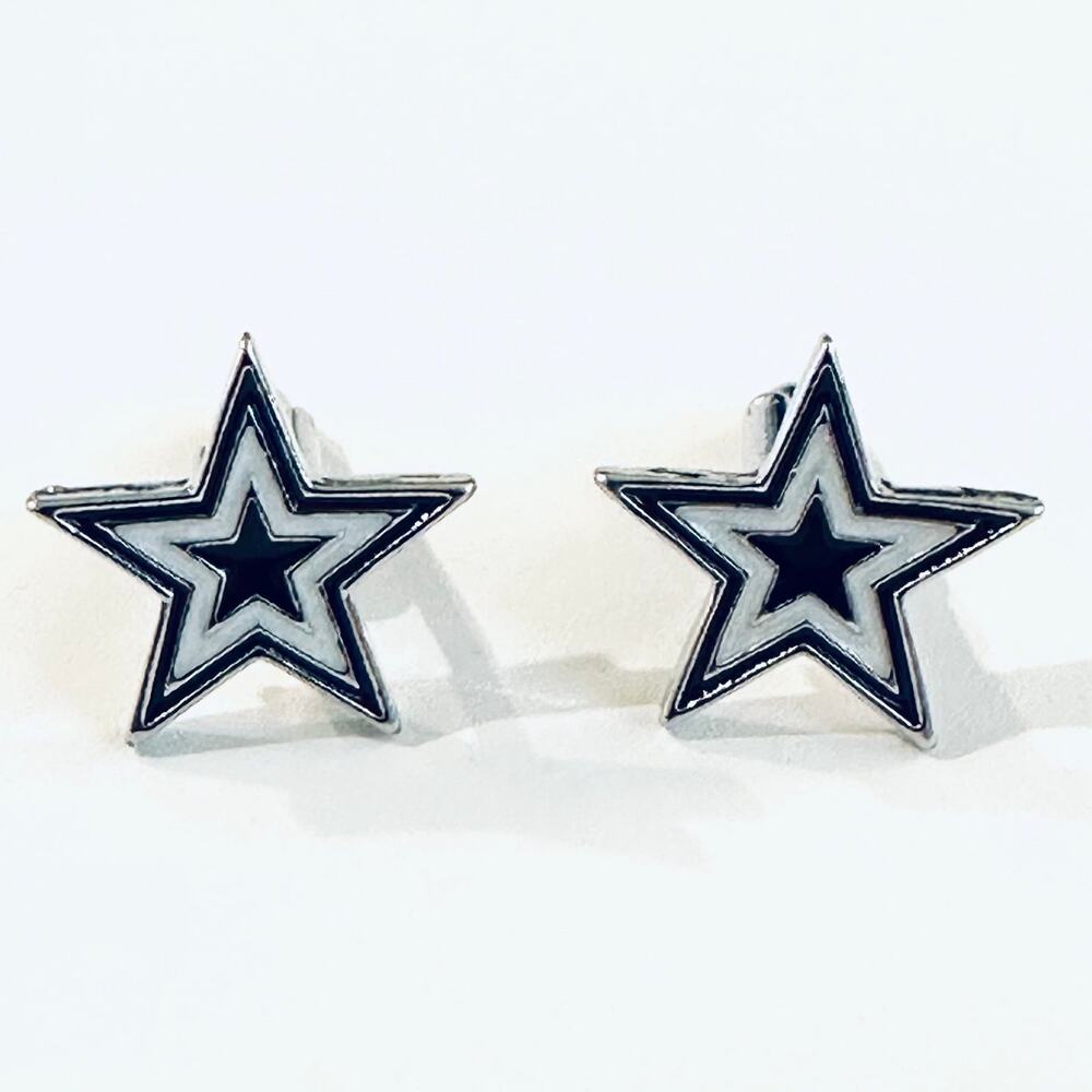 Black and White Star Cufflinks